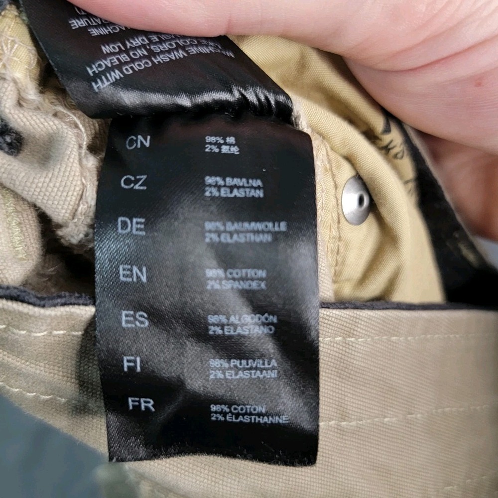 Kuhl Kanvus Jeans Men's 40x29 Beige Stretch Canvas Patina Dye Cell Phone Pocket - Picture 10 of 10